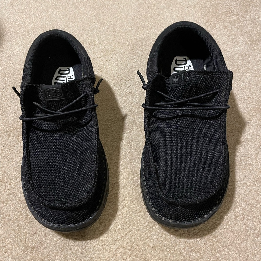 Hey Dude Wally Funk Mono Kids Shoes in Black